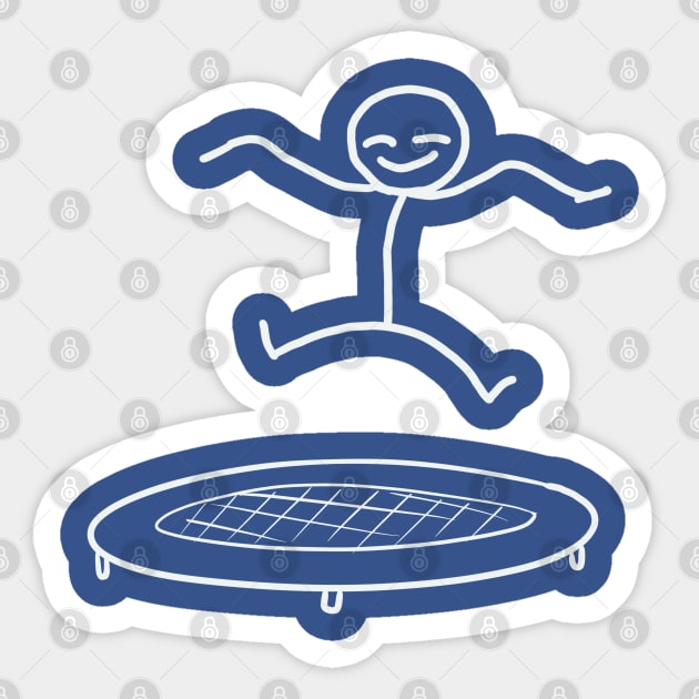 Trampoline Sticker by RuthGingerArt